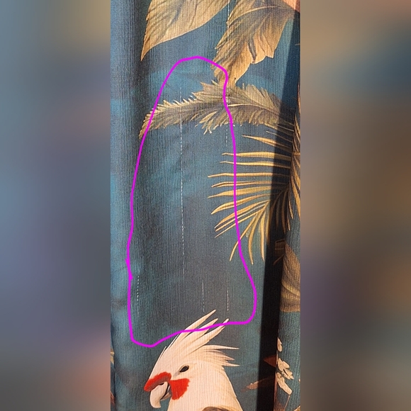 Tropical Print Midi Dress - Picture 4 of 5